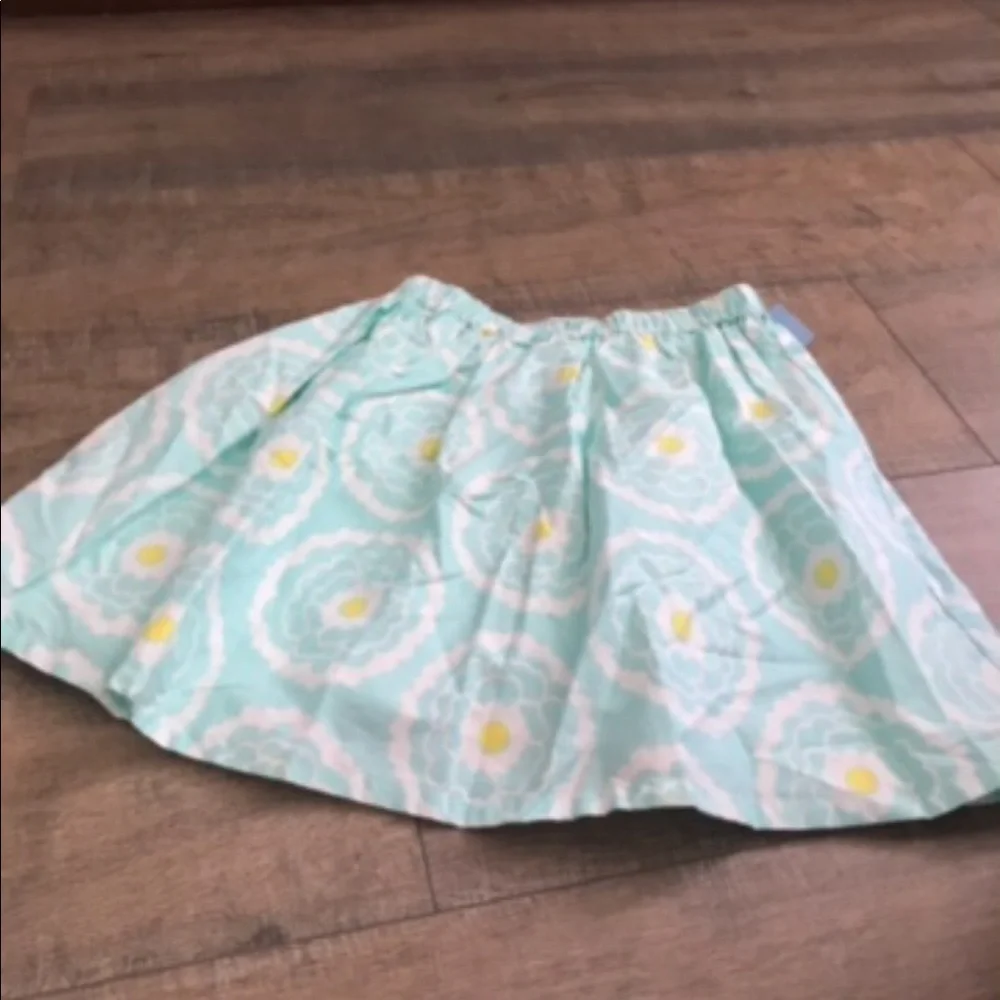 NWT Boutique Max & Dora | Blue Floral Pull-on Skirt